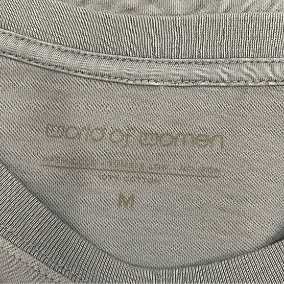 World of Women WOW T-shirt Teal Green Medium Unisex 100% Cotton. Exclusive. - Picture 6 of 6